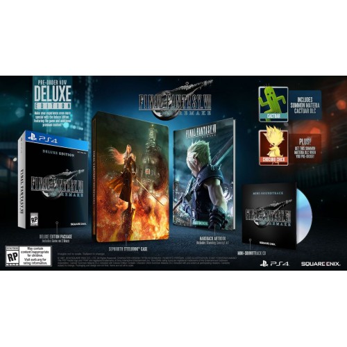 Jogo Final Fantasy Vii Remake (Steelbook Edition) - Ps4