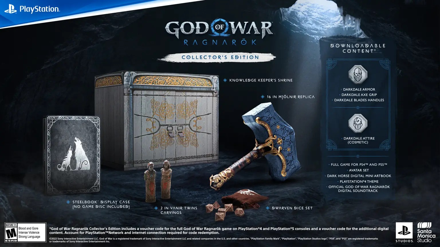 God of War Ragnarok Collector's Edition – PS5 & PS4 - Games, Edição de  Colecionador, Acessórios para Gamers e muito mais! Legacy Games Brasil.